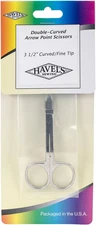 3 1/2" Double Curved Arrow Point Scissors