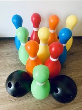 Plastic Ten-pin Mini Bowling Set Multicolor Indoor Outdoor Use