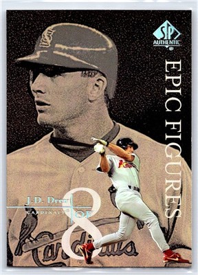 J.D. DREW 1999 UD SP Authentic Epic Figures St. Louis Cardinals Baseball #E28