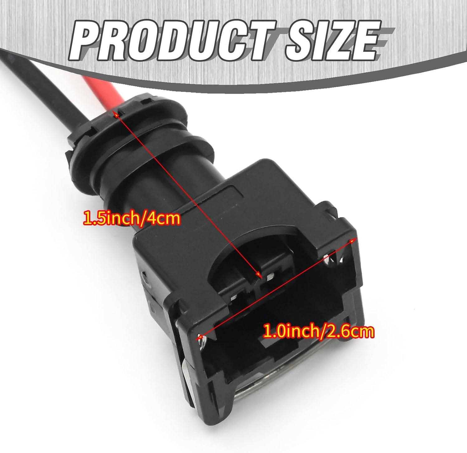 8 Pack Fuel Injector Connector Plug Harness, Replacement for 4.6L 5.0L 5.4L 5.8L