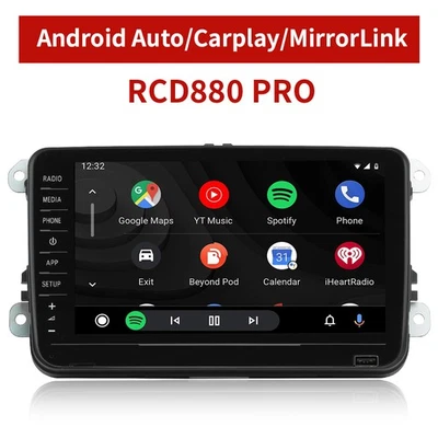 8" Android Autoradio Carplay RCD330 RCD880 PRO Autoradio Für VW Golf CC Tiguan - Bild 1 von 4