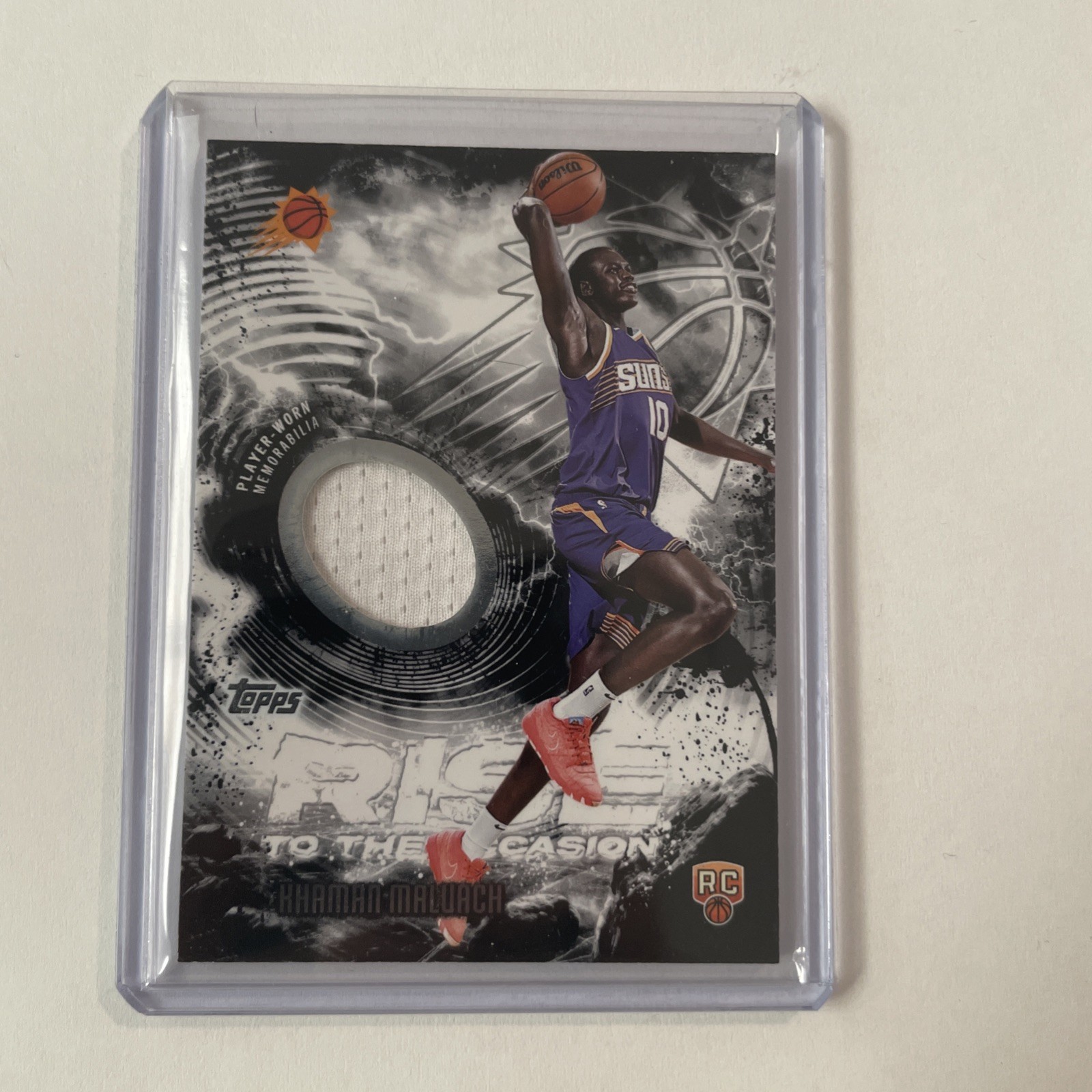 Khaman Maluach 2025-26 Topps Rise to the Occasion Jersey Relic #RTO-KM Suns
