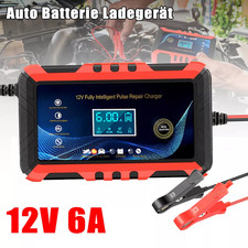 Auto Intelligentes Batterieladegerät Impuls Reparatur Erhaltungsladegerät 12V 6A