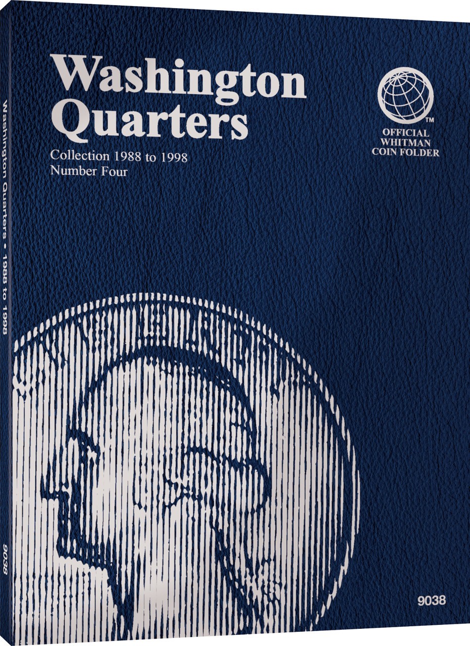 Washington Quarters #4: 1988-1998 - Official Whitman Coin Folder