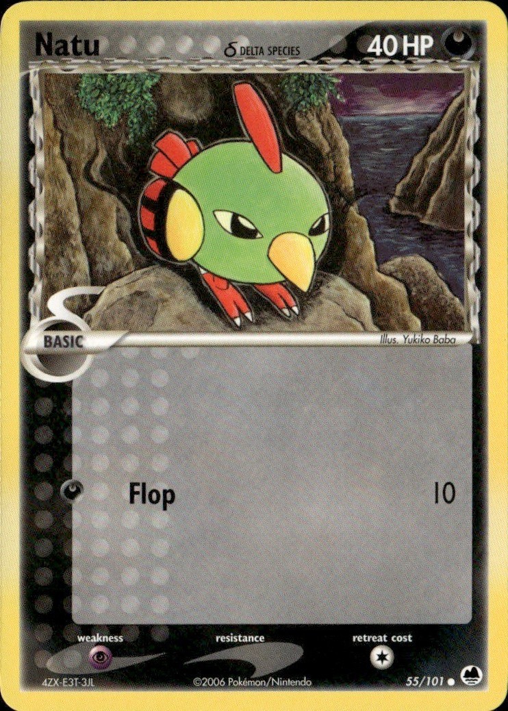 Natu (Delta Species) Common DF Dragon Frontiers 55/101 LP