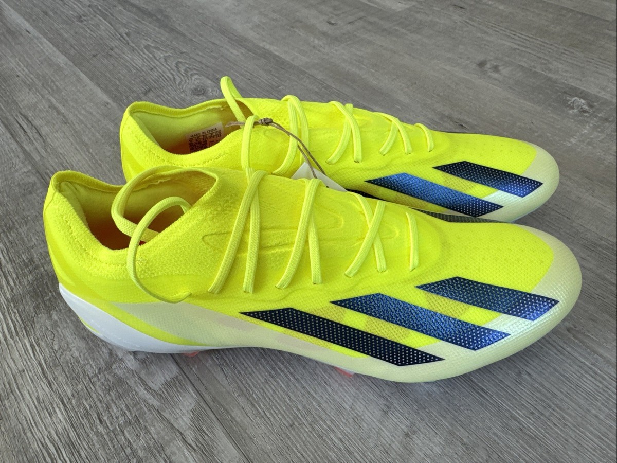 adidas X CRAZYFAST ELITE SG Soccer Cleats Solar Yellow IF0665 Neon