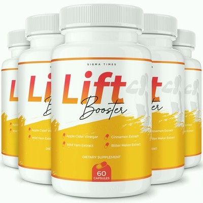 Lift Booster Capsules - Supports Metabolism & Natural Weight Loss - 5 Pack
