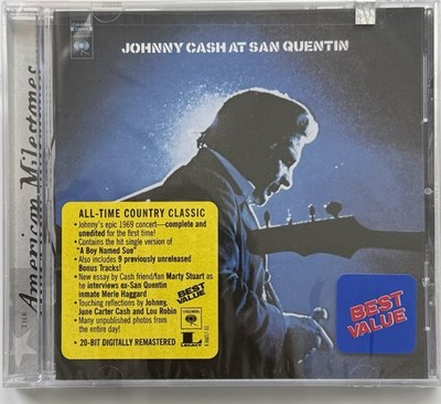Johnny Cash at San Quentin [Remaster] by Johnny Cash (CD, Jul-2000) - New