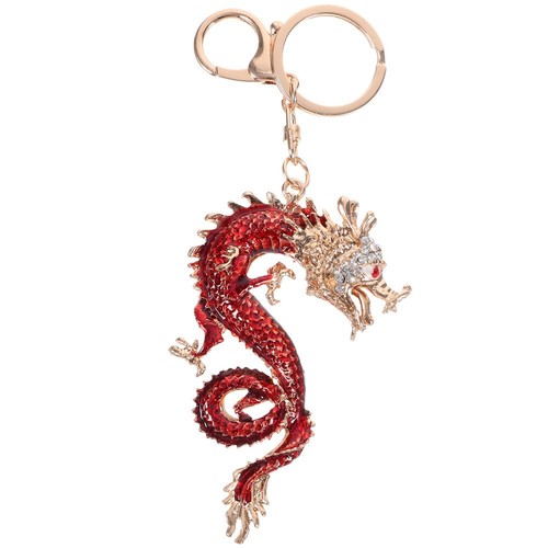 Porte-clés Doré – Charmant International – Miniature En Métal – Fabriqué Au Japon