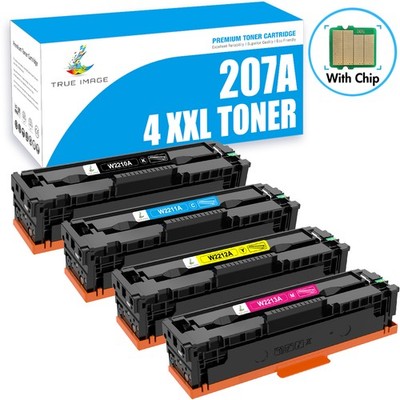 XXL Set Toner Für HP 207A Color LaserJet Pro MFP M283fdw/fdn M255dw/nw Mit CHIP