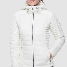 KUHL Women's Spyfire Hoody Jacket - IVORY - SIZE XL