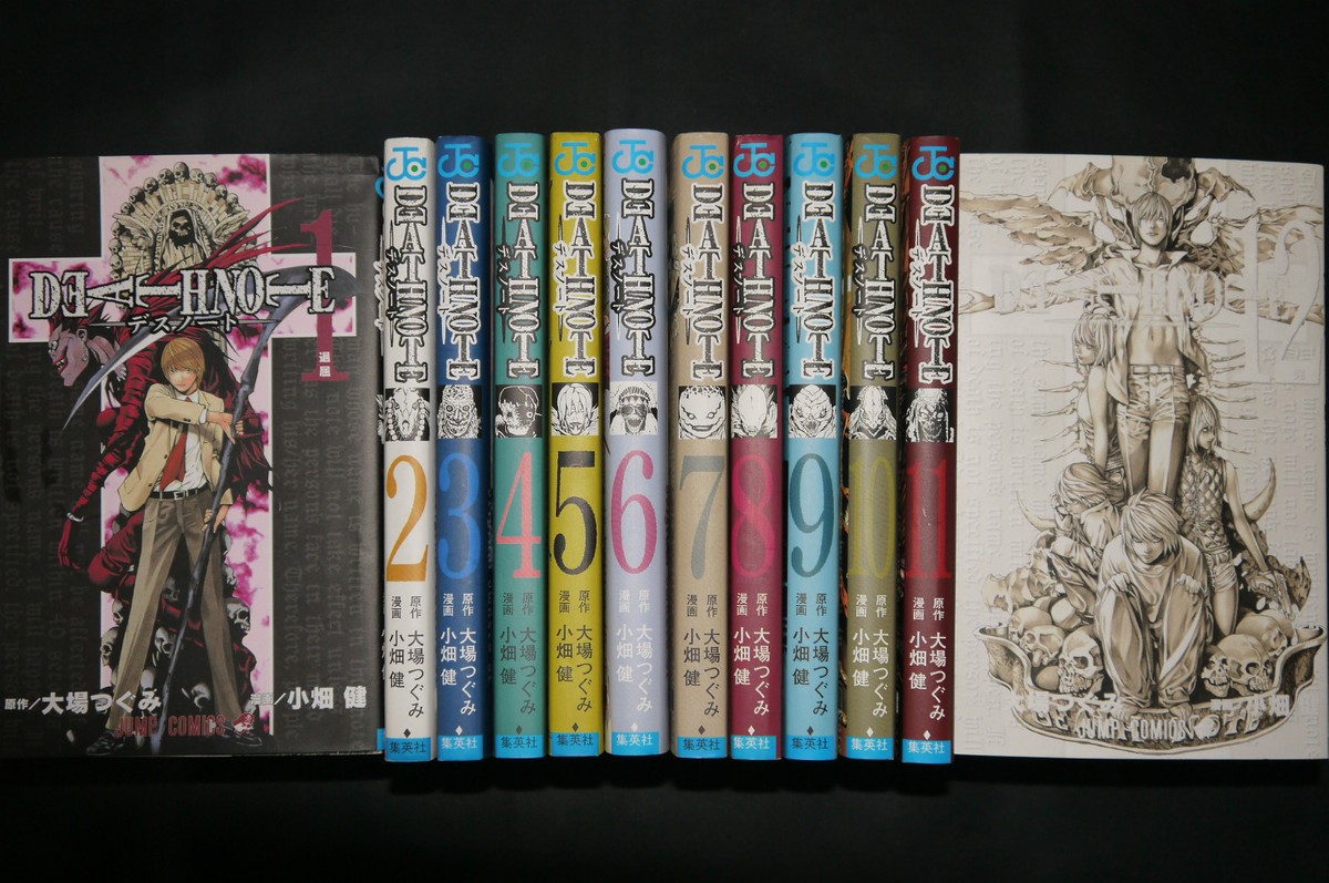 Death Note Manga Complete Set 1-12 by Takeshi Obata