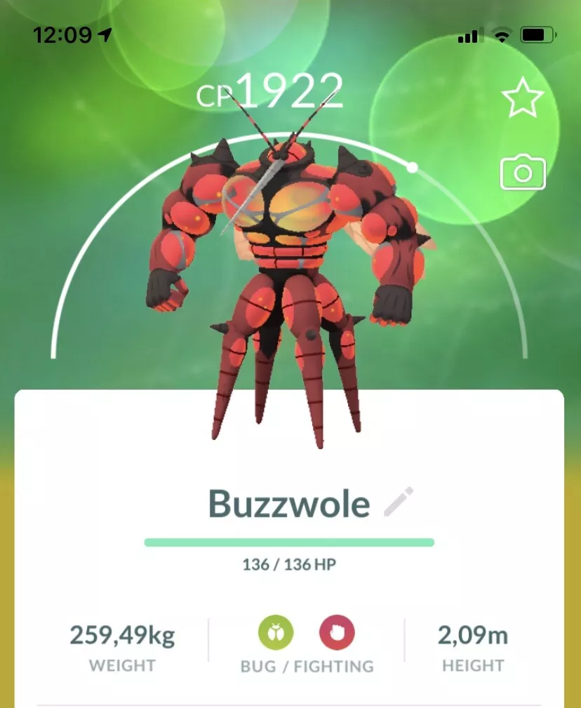 Pokémon GO Ultra Beast Buzzwole – Trade 1.000.000 stardust (Read Describe)  - PoGoFighter