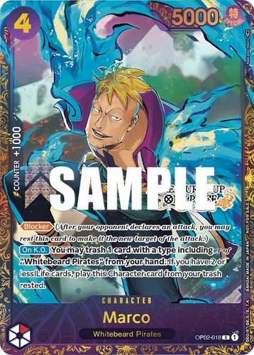 DON !! Card Marco gold Japanese ONE PIECE Card The Best Vol.2 - NM