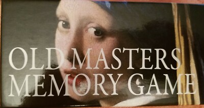  Old Masters Memory Game Matching Card Game 30 Sets of Cards Bis Publishers