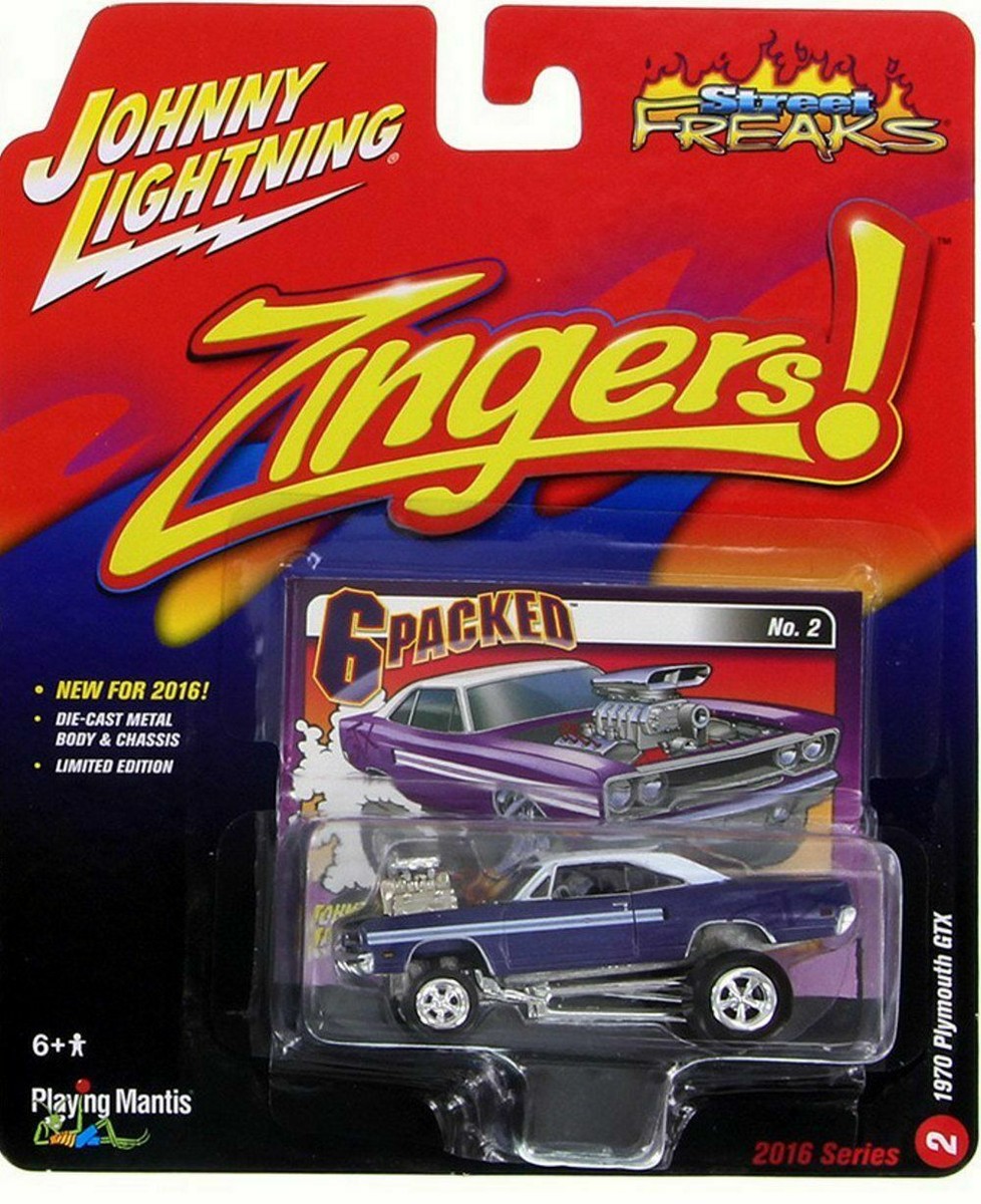Johnny Lightning 2016 Series Zingers 1970 Plymouth GTX No.2