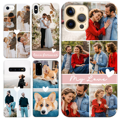 Handyhülle selbst gestalten Foto Collage personalisiertes Bild für Samsung & iPhone