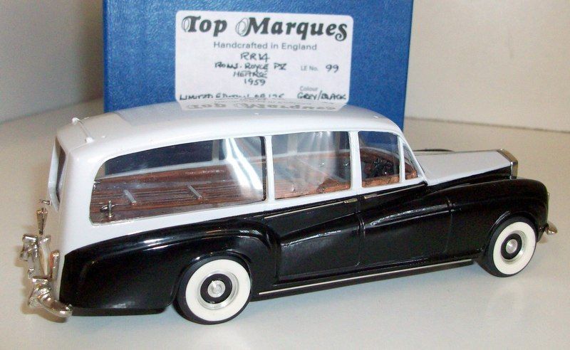 Top Marques 1/43 - Rolls Royce Phantom V Hearse Corbillard 1959 - Édition Limitée 125 Ex