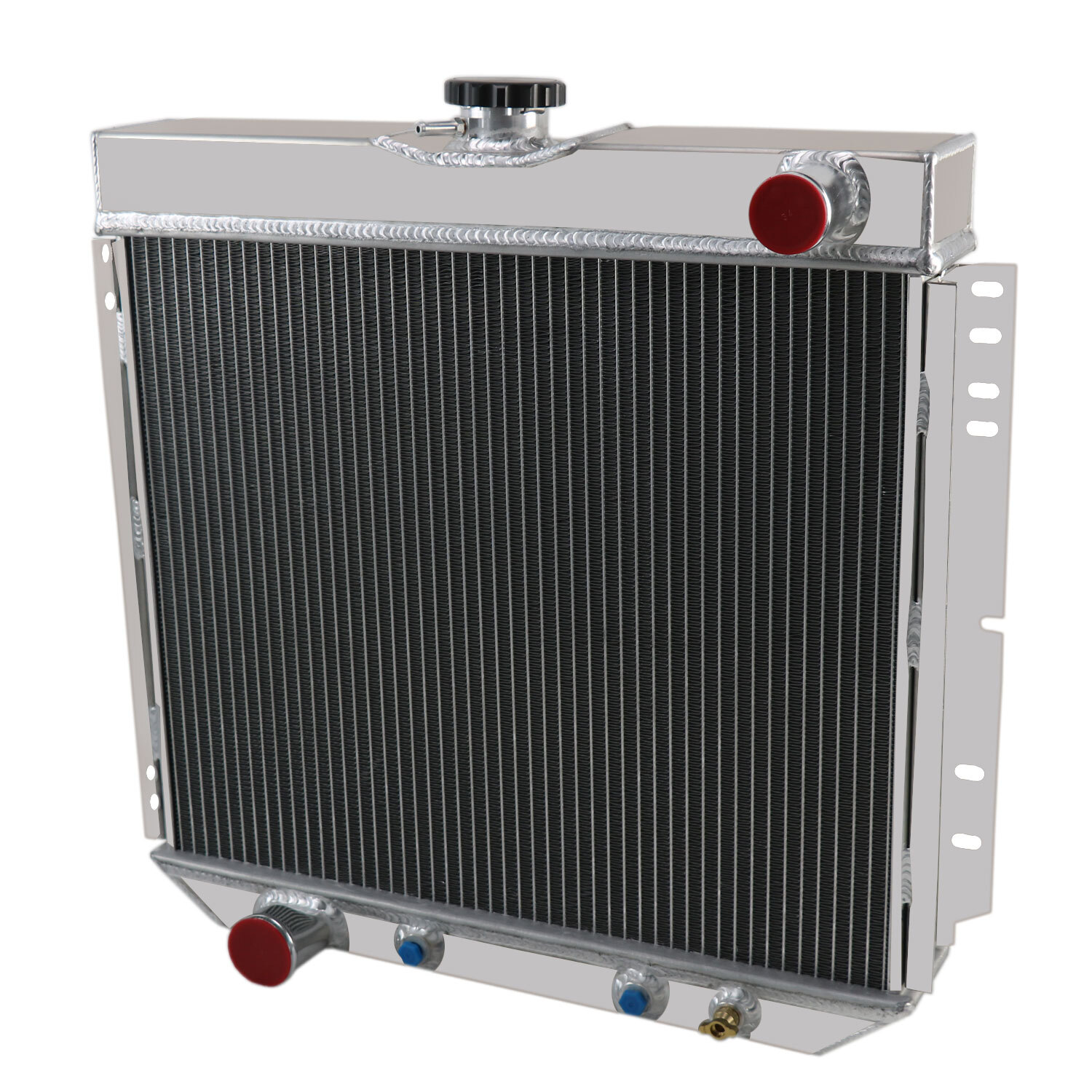 3Rows Aluminum Radiator Fit 1969-70 Ford Mustang 1970-77 Maverick Mercury Cougar thumbnail 4