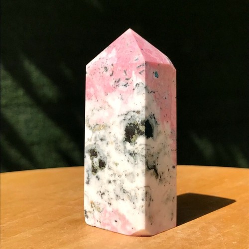 5PC 500G Natural cobaltocalcite Quartz Obelisk Crystal Quartz Wand Point Healing - Picture 17 of 21