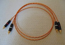 2 foot 20 AWG RCA Audio Interconnect Cables Kapton Silver Plated Copper