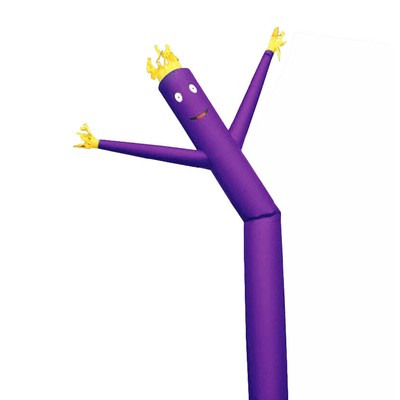 Advertising Inflatable Tube Man 18ft Purple Blow Up Wavy Fly Guy Without Blower