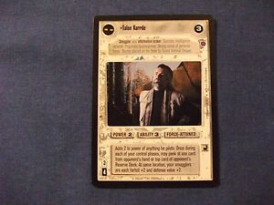 Star Wars CCG Reflections II 2 Talon Karrde | eBay