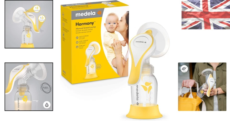 Portable Harmony Breast Pump with PersonalFit Flex Shields - Lightweight & Quiet - Image 2 of 4