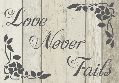 Stencil Shabby Chic French Vintage Furniture Art Craft 190 Micron