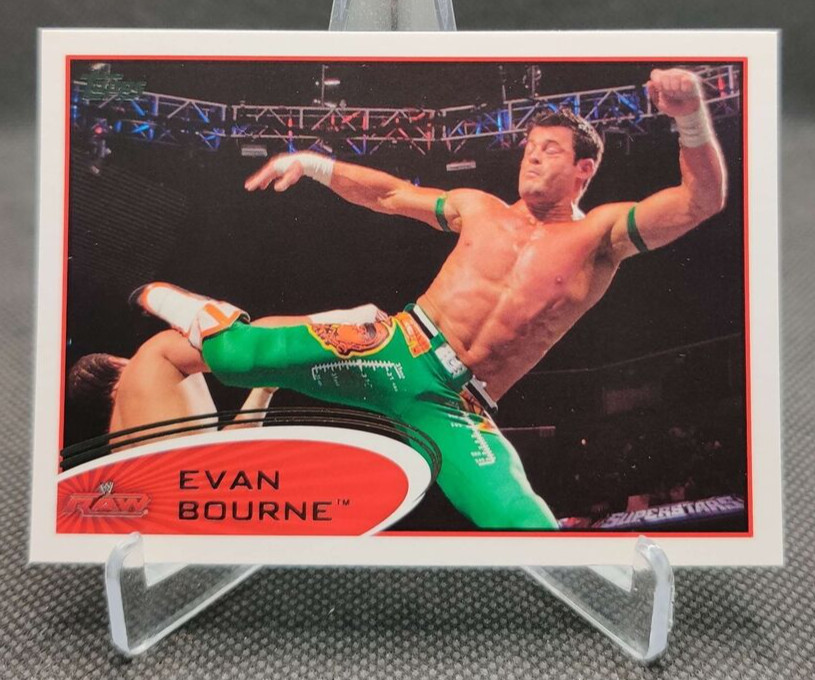 2012 Topps WWE #35 Evan Bourne wrestling card