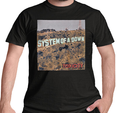 Official System of a Down T Shirt Toxicity Rock Band Serj Tankian