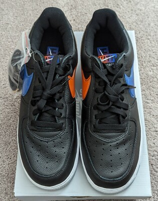 Kith Nike Air Force 1 Low Black NY New York Knicks CZ7928-001 Size