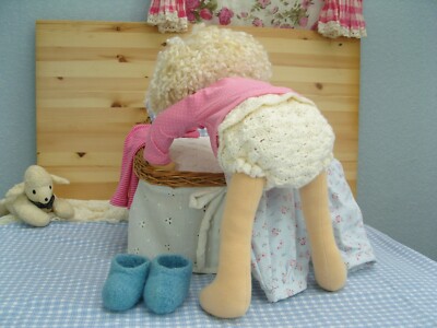 Bio Stoffpuppe Waldorf-Art Pädagogik Puppe Lieblingspuppe