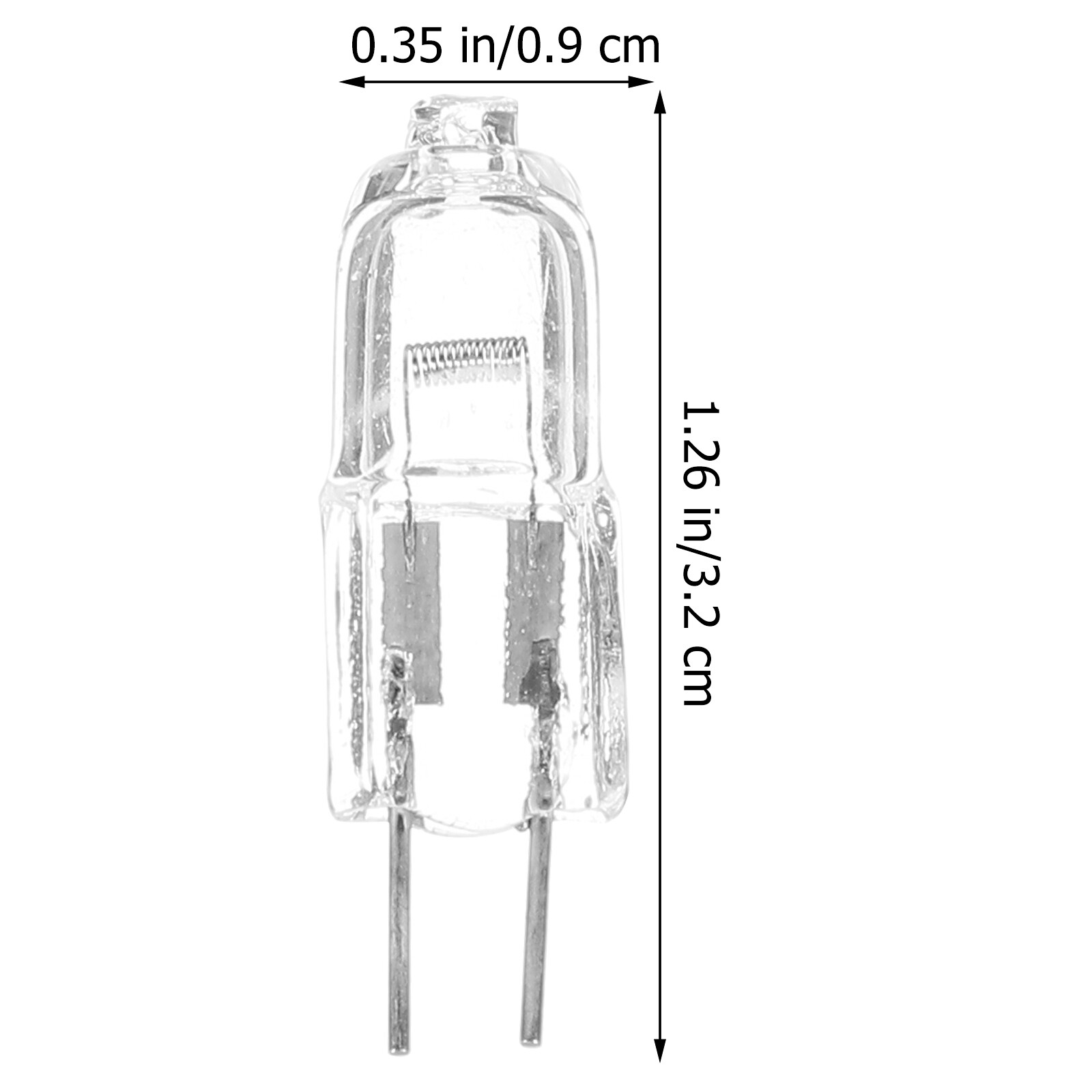 10 Pcs Halogen Light Bulbs 2 Pin Two Prong Prongs Lamp Small eBay