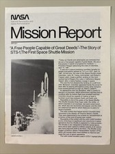 Vintage NASA Mission Report Space Shuttle STS-1