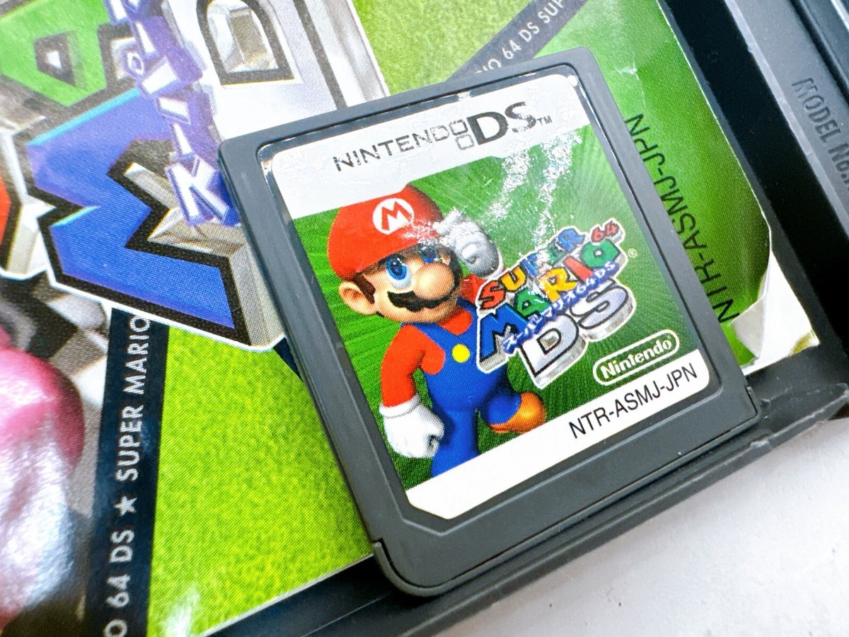 Nintendo DS Super Mario 64, Super Mario Bros., Mario Party & Card