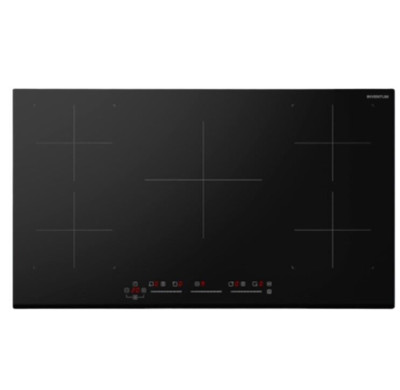 Inventum VKI9035 5 Kochzonenen Induktionplatte 90cm  Schwarz Kochfeld