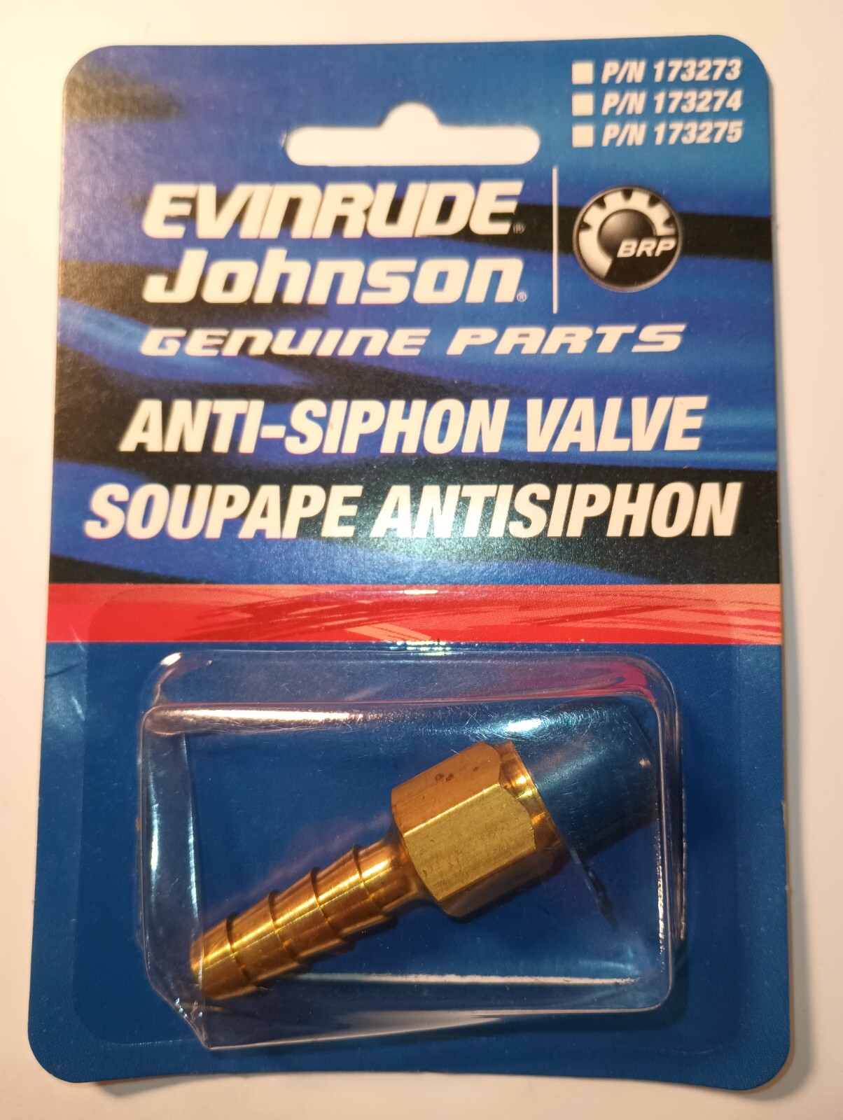 T8 OMC Evinrude Johnson 0173273 Anti Siphon for sale online eBay