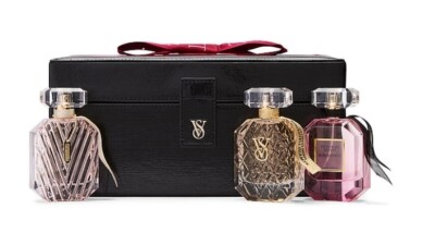 新品Victoria's Secret bombshell 香水ギフト Victoria's Secret Bombshell Over The Top 3 PC Gift Box 1.7 OZ Eau