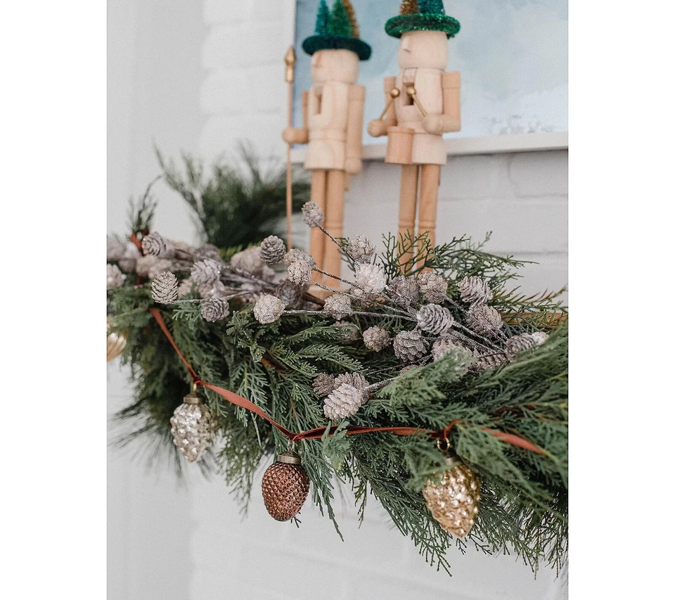 Set of 4 Mini Pinecone Picks by Lauren McBride - 23 in.. - Image 4 of 4