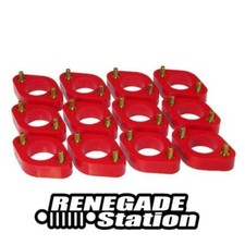 Jeep Wrangler JK Bodyauflage Karosserieauflage Set Höherlegung 1'' rot Bj. 07-18