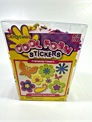Children s Creative Hands Cool Craft Foam Friendship Flowers Stickers, 5 Oz