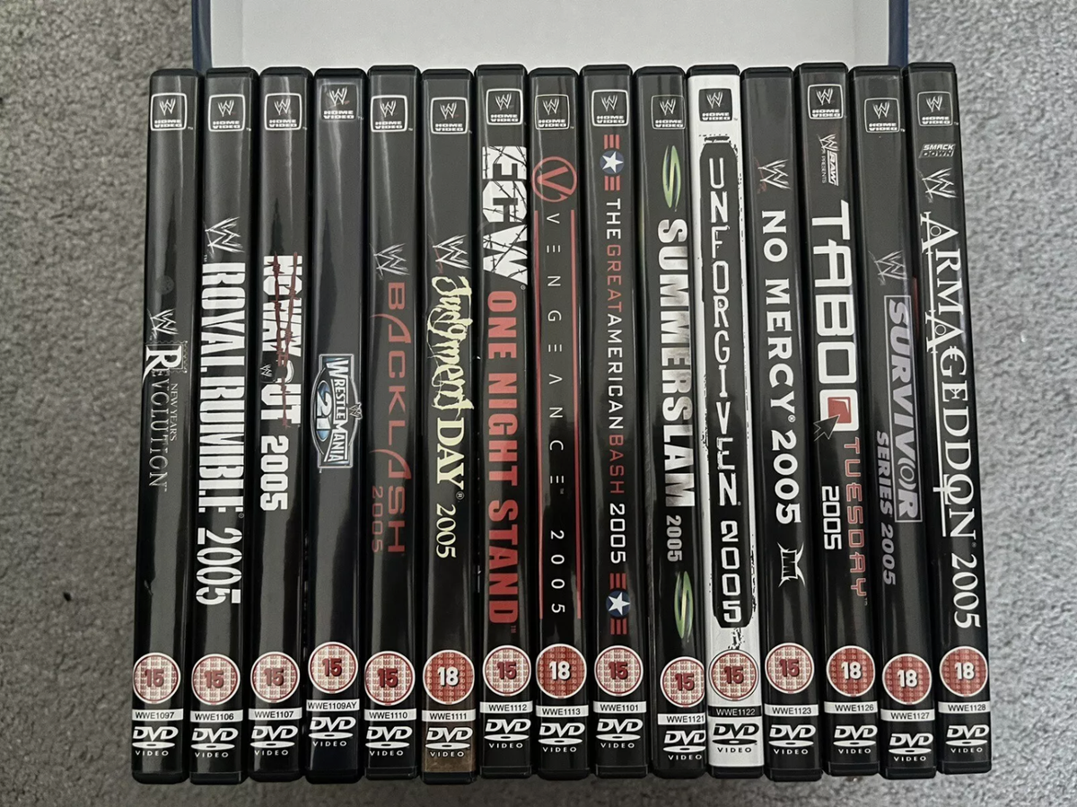 Various WWE 2005 PPV Wrestling DVD | WWF FREEPOST | eBay UK