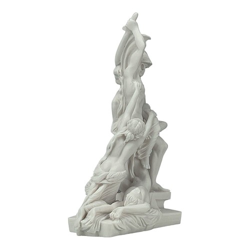 Der Raub der Polyxena – Griechische Statue Achilles Guss Marmor Skulpture 28 cm - Picture 8 of 9