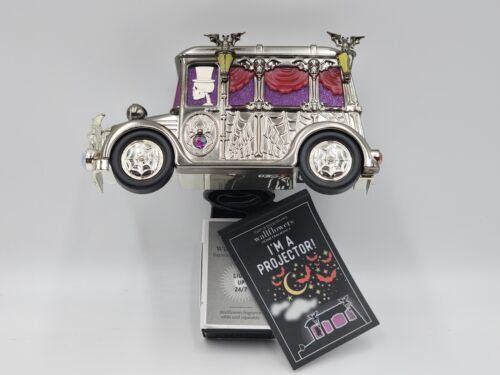 Bath & Body Works Lightup Hearse Skeletons Waterglobe 3-Wick Holder & Wallflower - Picture 14 of 18
