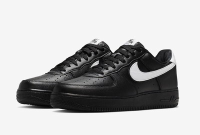 Nike Air Force 1 Low Retro QS - Black White - UK 4 US 4.5 EU 36.5 - (CQ0492  001) | eBay