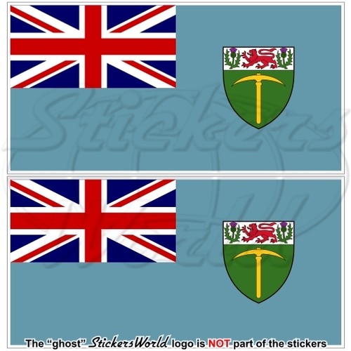 RHODESIA Rhodesian Flag 1964-1968 Vinyl Decals, Bumper Stickers 75mm (3 ...