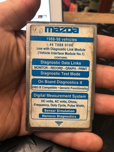 NGC New Generation Star Tester Blue Card Mazda Diagnostic Data Link 1988-89