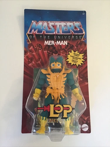 NEW SEALED MASTERS OF THE UNIVERSE MER-MAN ACTION FIGURE WITH COMIC 2021 LOP