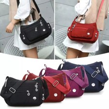 Women Ladies Multi Pocket Messenger Handbag Cross Body Bags Holiday Shoulder Bag